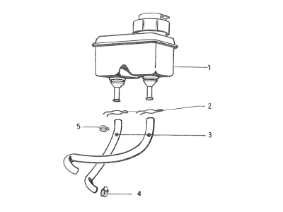 Brake oil tank